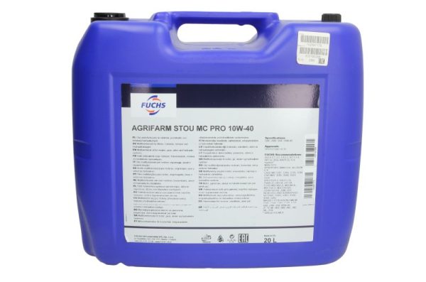 Ulei motor FUCHS AGRIFARM STOU MC PRO 10W40, volum 20 litri