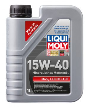 Ulei motor LIQUI MOLY МoS2 Low-Friction 15W40 2570, volum 1 litru, mineral