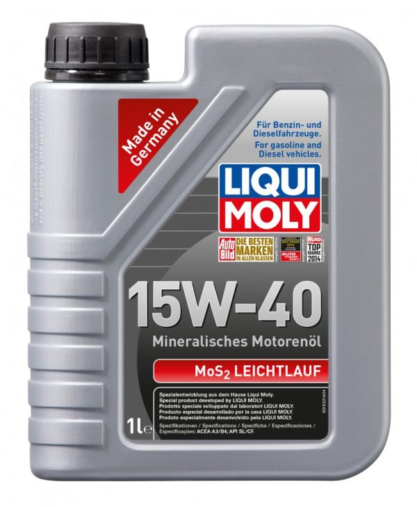 Ulei motor LIQUI MOLY МoS2 Low-Friction 15W40 2570, volum 1 litru, mineral