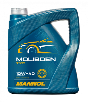 Ulei motor MANNOL MOLIBDEN BENZIN 10W40 MN7505-4, volum 4 litri, semi sintetic