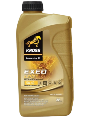 Ulei motor KROSS EXEO LPG 5W40 SN01161L-KS-19870, volum 1 litru, sintetic
