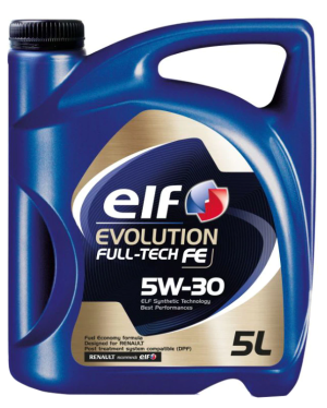 Ulei motor ELF EVOLUTION FULLTECH FE 5W30, volum 5 litri, sintetic
