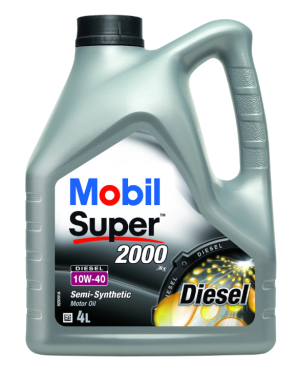 Ulei motor MOBIL Super 2000 X1 Diesel 10W40, volum 4 litri, semi sintetic