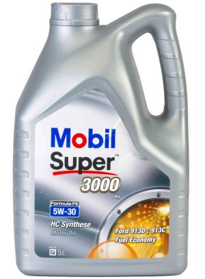 Ulei motor MOBIL Super 3000 X1 Formula FE 5W30, volum 5 litri, sintetic