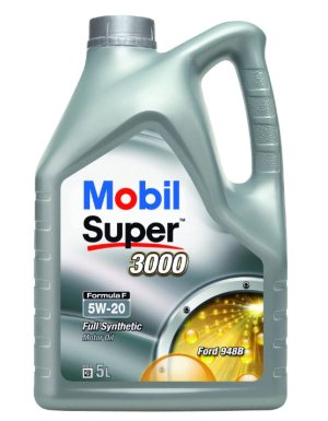 Ulei motor MOBIL Super 3000 Formula F 5W20, volum 5 litri, sintetic