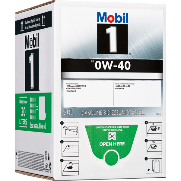 Ulei motor MOBIL 1 FS 0W40, volum 20 litri, sintetic, ambalaj cutie
