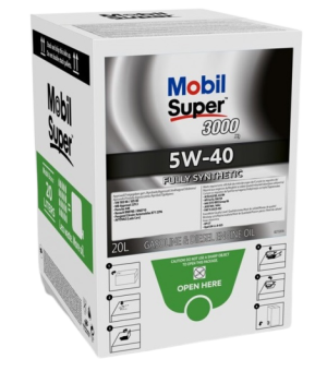 Ulei motor MOBIL Super 3000 X1 5W40, volum 20 litri, sintetic, ambalaj cutie