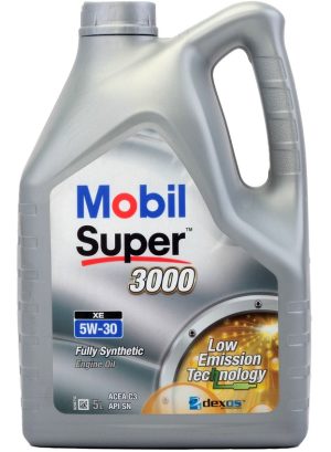 Ulei motor MOBIL Super 3000 XE 5W30, volum 5 litri, sintetic