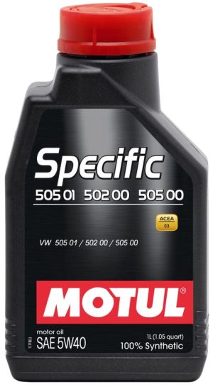 Ulei motor MOTUL SPECIFIC 5W40 505 01-502 00/ 505 01-505 00, volum 1 litru, sintetic