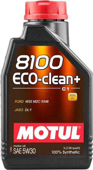 Ulei motor MOTUL 8100 ECO-CLEAN+ 5W30 101580, volum 1 litru, sintetic