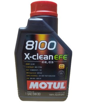 Ulei motor MOTUL 8100 X-CLEAN EFE 5W30, volum 1 litru, sintetic