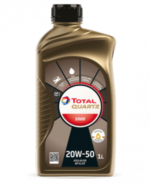 Ulei motor TOTAL Quartz 5000 20W50 213737, volum 1 litru, mineral
