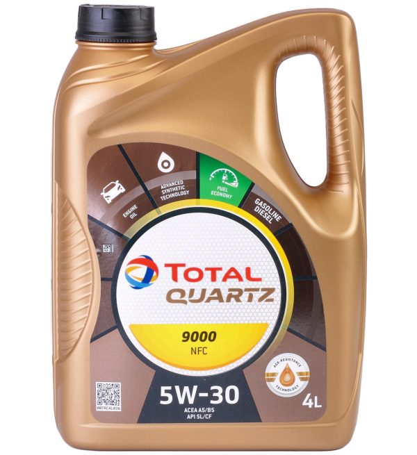 Ulei motor TOTAL Quartz 9000 NFC 5W30 216627, volum 4 litri, sintetic