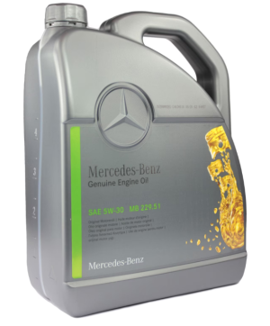 Ulei motor MERCEDES BENZ MB229.51 5W30 A000989690613ABDE, volum 5 litri, sintetic