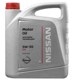 Ulei motor NISSAN Fully Synthetic Motor Oil C4 DPF 5W30 KE90090043, volum 5 litri, sintetic