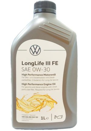 Ulei motor VW Group Longlife III FE 0W30 VW High Performance GS55545C2EUR, volum 1 litru, 504.00/507.00