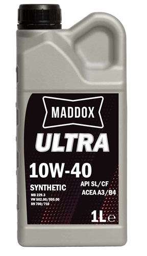 Ulei motor MADDOX ULTRA 10W40 A3/B4 MDXU1040/1, volum 1 litru, sintetic