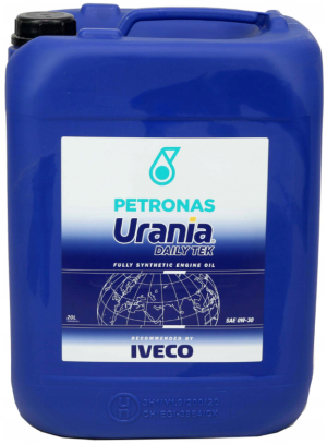 Ulei motor URANIA DAILY TEK PLUS 0W30 UDAILYTEK0W30/20, volum 20 litri, sintetic