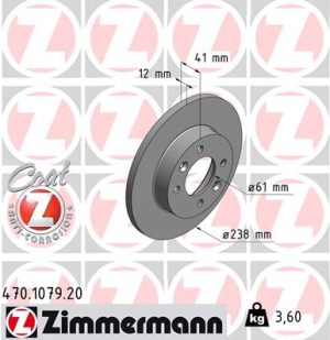 Disc frana ZIMMERMANN 470.1079.20