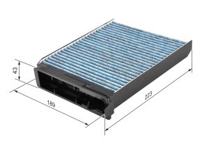 Filtru aer habitaclu BOSCH 0 986 628 502