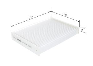 Filtru aer habitaclu BOSCH 1 987 435 010