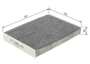 Filtru aer habitaclu BOSCH 1 987 435 556