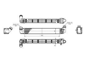 Intercooler compresor QWP WIC157