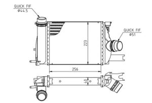 Intercooler compresor QWP WIC269