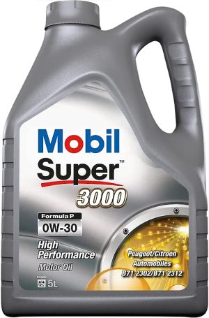 Ulei motor MOBIL Super 3000 Formula P 0W30, volum 5 litri, sintetic Ulei motor MOBIL Super 3000 Formula P 0W30, volum 5 litri, sintetic – imagine produs