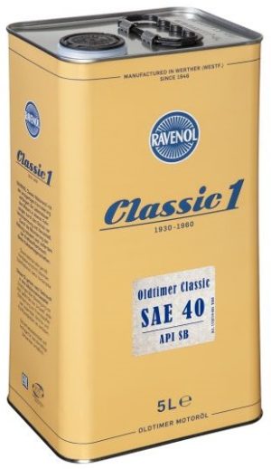 Ulei motor RAVENOL Oldtimer Classic 40 API SB 1118114-005, volum 5 litri – imagine produs