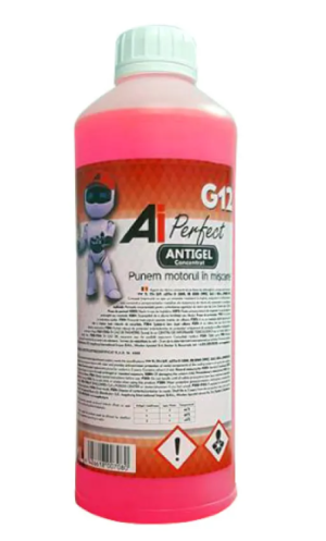 Antigel concentrat AI PERFECT G12 100AIPG121, rosu, volum 1 litru, raport diluare 1:1, temperatura minima acceptata -32 Celsius – imagine produs