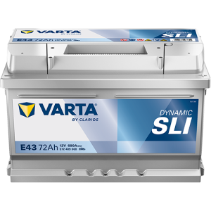 Baterie auto VARTA Dynamic SLI E43 572409068K262, 12 V, 72 Ah, 680 A, 278x175x175 mm – imagine produs