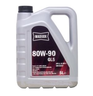 Ulei transmisie MADDOX 80W90 GL5 MDX80W90GL5/5, volum 5 litri, mineral Ulei transmisie MADDOX 80W90 GL5 MDX80W90GL5/5, volum 5 litri, mineral – imagine produs