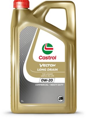 Ulei motor camion CASTROL VECTON Long Drain 0W20 E6, volum 5 litri, sintetic – imagine produs