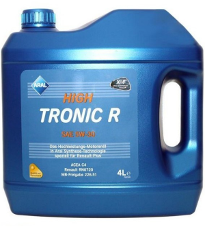 Ulei motor ARAL HighTronic R 5W30 1555F2, volum 4 litri, sintetic – imagine produs