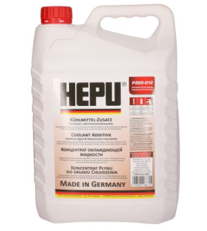 Antigel concentrat HEPU P999 G12, volum 5 litri, rosu – imagine produs