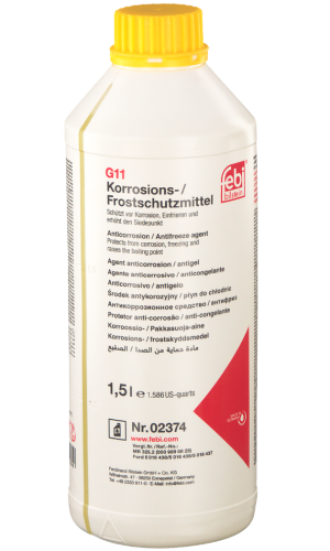Antigel concentrat FEBI BILSTEIN G11 2374, MB 325.2, volum 1.5 litri, galben – imagine produs
