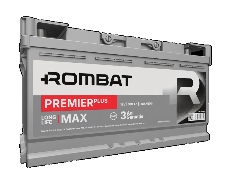 Baterie auto ROMBAT PREMIER PLUS 6002K50090, 100 Ah, 900 A, 353 x 175 x 190 mm – AutoRival | AutoRival