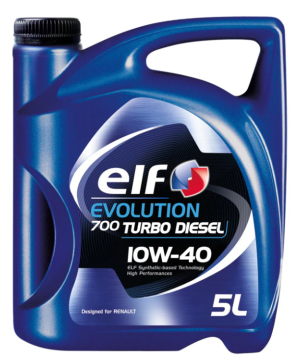 Ulei motor ELF EVOLUTION 700 TURBO DIESEL 10W40, volum 5 litri, semi sintetic – imagine produs