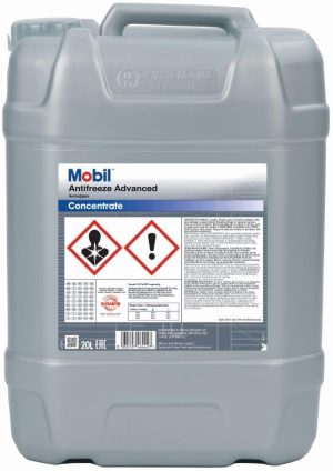 Antigel MOBIL ANTIFREEZE ADVANCED G12, rosu/roz, volum 20 litri – imagine produs