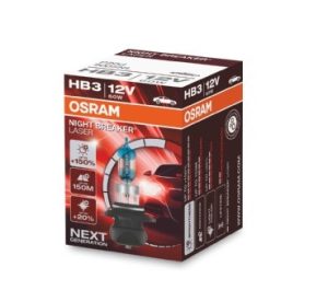 Bec far faza lunga 12 V, HB3 60 W Night Breaker Laser Nextgen +150, OSRAM 9005NL – imagine produs