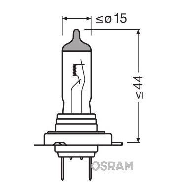 Bec 12 V, H7 55 W Night Breaker Silver +100, OSRAM 64210NBS Bec 12 V, H7 55 W Night Breaker Silver +100, OSRAM 64210NBS – imagine produs