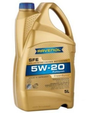 Ulei motor RAVENOL SFE 5W20 USVO Promo 4+1 1111110-A05, volum 5 litri, sintetic – imagine produs
