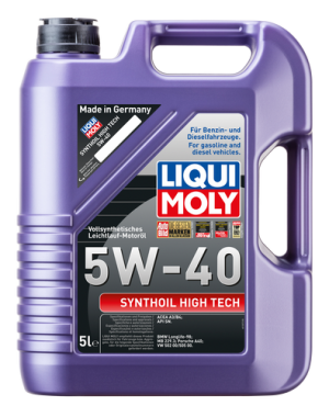 Ulei motor LIQUI MOLY Synthoil High Tech 5W40 1856, volum 5 litri, sintetic – imagine produs