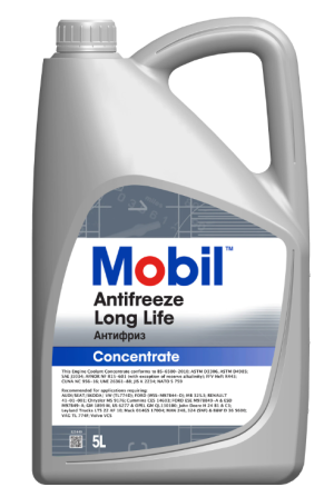 Antigel MOBIL Antifreeze Long Life G12+ 145164, rosu, volum 5 litri, concentrat – imagine produs