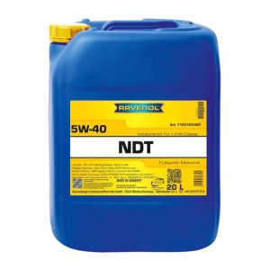 Ulei motor RAVENOL NDT 5W40 1122103-020, volum 20 litri, sintetic – imagine produs