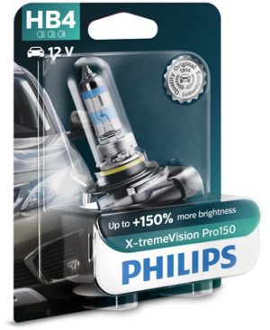 Bec far principal HB4 12 V, P22D 51W, blister, X-Treme Vision Pro150 PHILIPS 9006XVPB1 – imagine produs