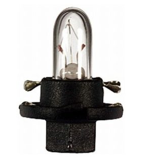 Set 10 becuri auto iluminare bord, cu mufa, 12V 1.2W B8.5d, negru, HELLA Standard 8GA 007 997-031, pret pe bucata – imagine produs