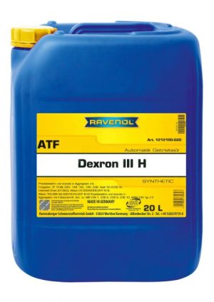 Ulei pentru transmisie automata RAVENOL ATF Dexron III H 1212100-020, volum 20 litri, semi sintetic – imagine produs