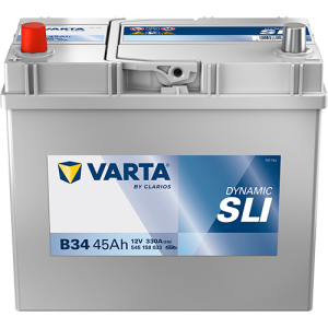 Baterie auto VARTA Dynamic SLI B34 545158033K262, tensiune 12 V, amperaj 45 Ah, curent pornire 330 A, Asia, borna inversa – imagine produs
